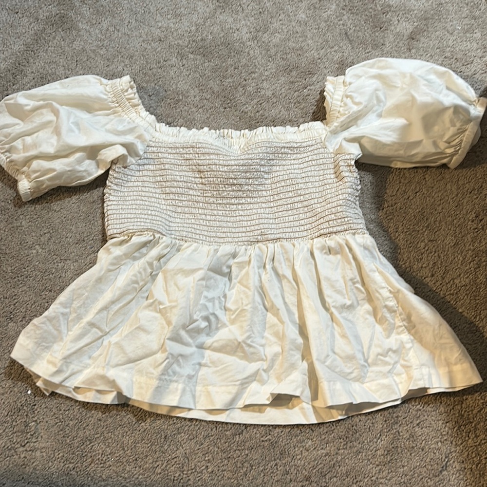 Old Navy Puff Shoulder Elegant Top